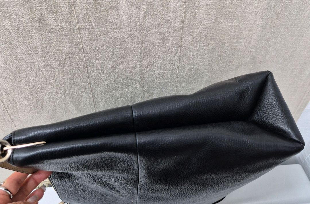 코치 블랙가죽 숄더크로스백 클러치백 남여공용 이미지