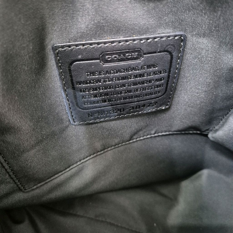 코치 블랙가죽 숄더크로스백 클러치백 남여공용 이미지