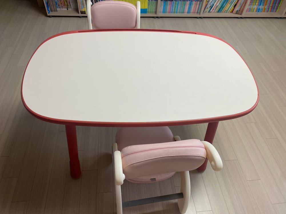 일룸 팅클팝 1200 직사각형 책상 + 의자 2개 세트 일괄 이미지