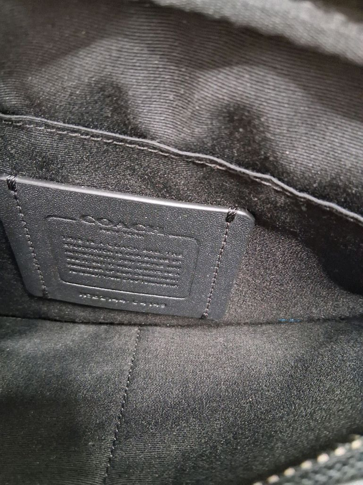 코치 남성 시그니처 캔버스 그레이엄 크로스백 이미지