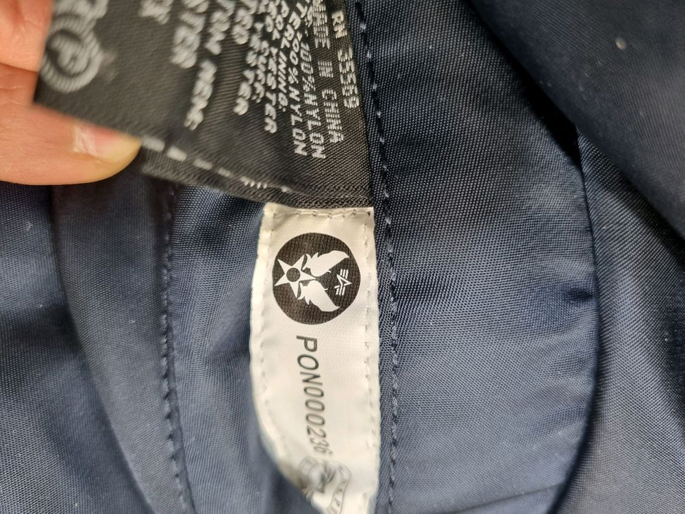 알파인더스트리 MA-1 네이비 XSMALL 이미지