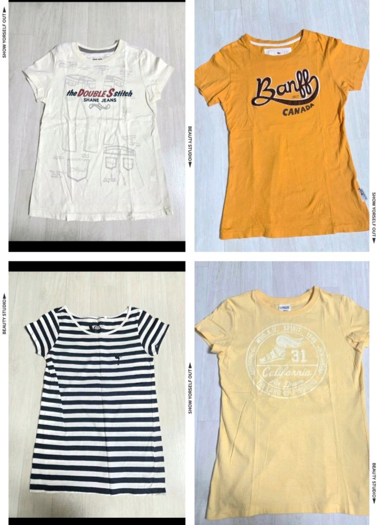 브랜드 여설 여름 티셔츠 6벌 일괄 (55) 새상품 이미지