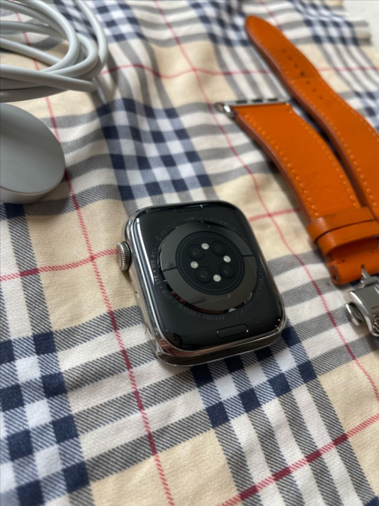 애플워치7에르메스 45mm 실버 SS급 이미지