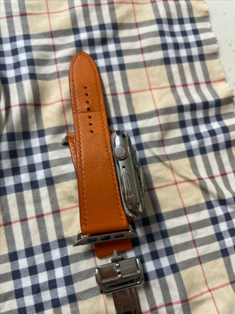 애플워치7에르메스 45mm 실버 SS급 이미지