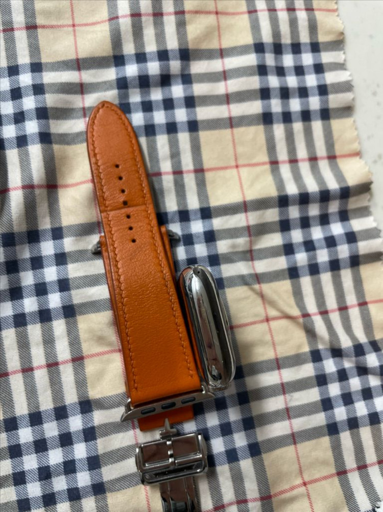 애플워치7에르메스 45mm 실버 SS급 이미지