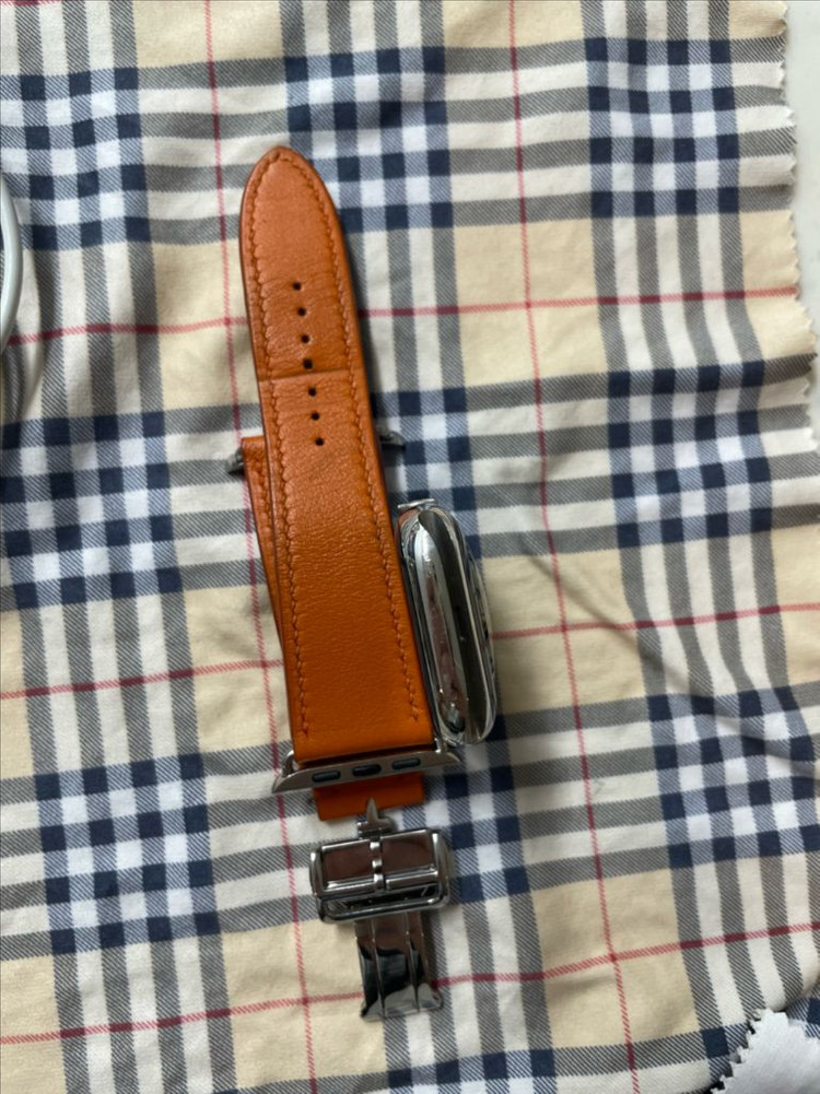 애플워치7에르메스 45mm 실버 SS급 이미지