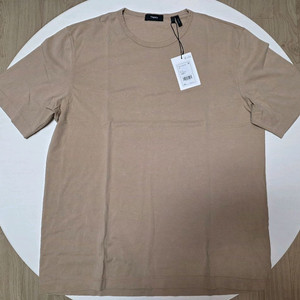 띠어리 피그먼트 워싱 페이드 저지 티셔츠 L 105 정가 17만원 이미지