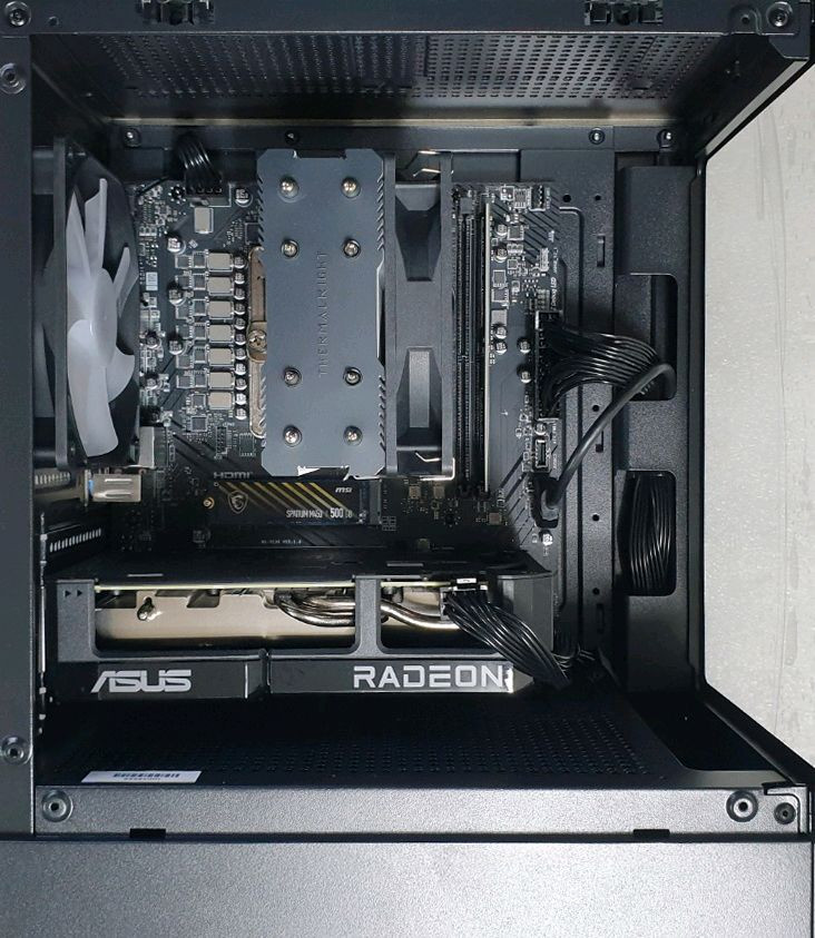 부산 다신품 갓성비 게임컴퓨터 라이젠5 7500F 라데온 RX9060 본체 이미지