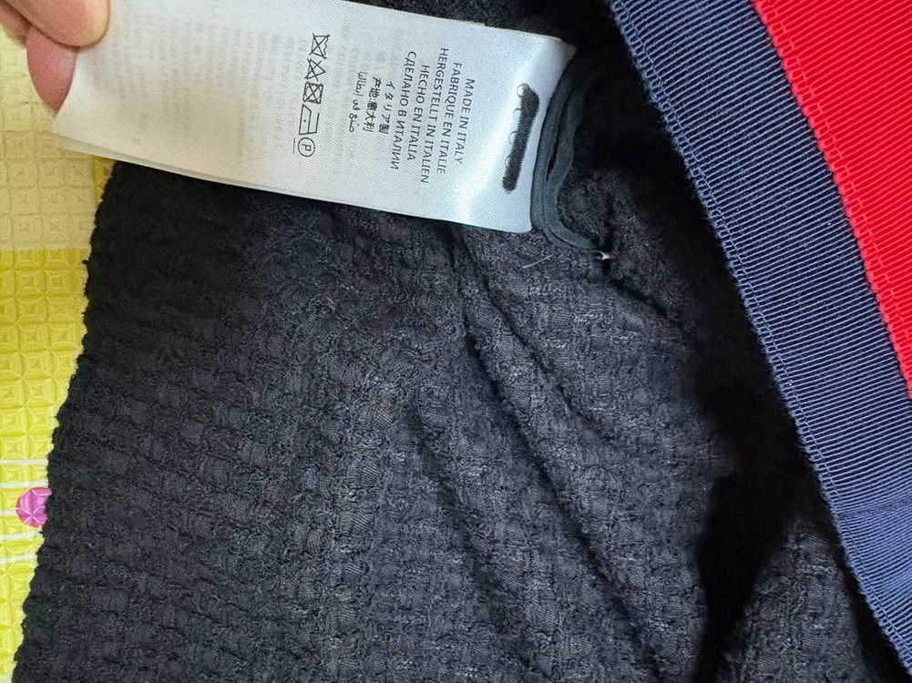 구찌 트위트 블랙 가디건 백화점판 이미지