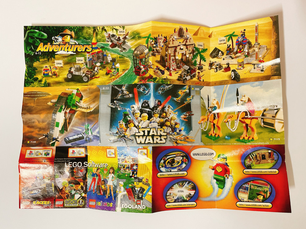 레고 소장용 올드 카탈로그 포스터 정리 캐슬 해적 스타워즈 피라디사 카카와키 어드벤쳐 등 수록 이미지