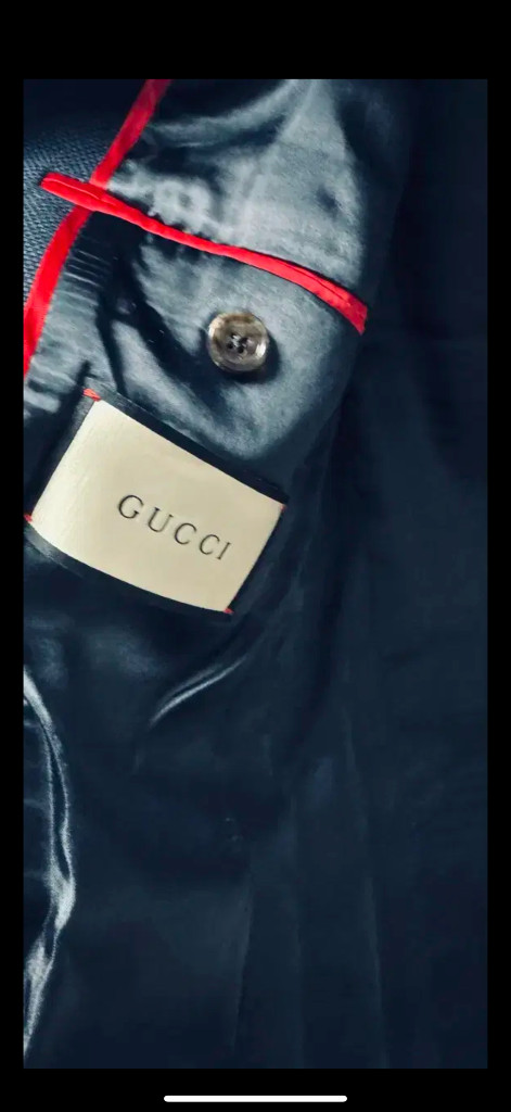 구찌 네이비 스트라이프 블레이저 48사이즈 이미지