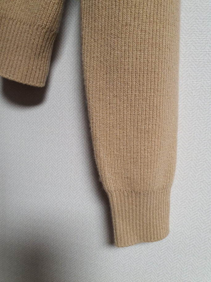 산드로 sandro 볼륨 슬리브 글리터 가디건 43호 정품 이미지