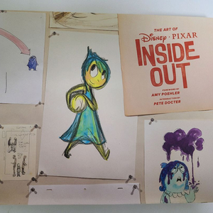 픽사 인사이드아웃 아트북(원서) 이미지