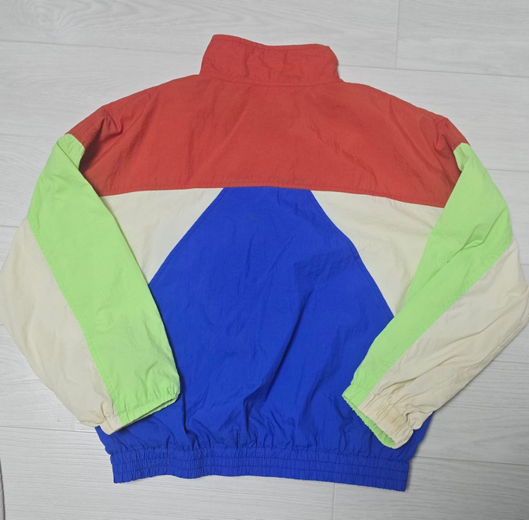 보보쇼즈 컬러블럭 바람막이 자켓 6-7 120 이미지