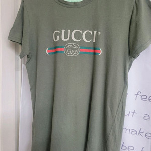 구찌 로고 여성 카키 티 95 이미지