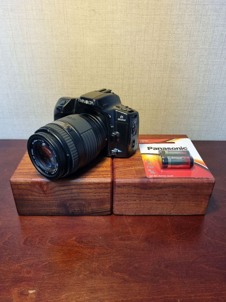 (망원렌즈)미놀타 303si 35mm 필름 자동 SLR 카메라(필카) 이미지