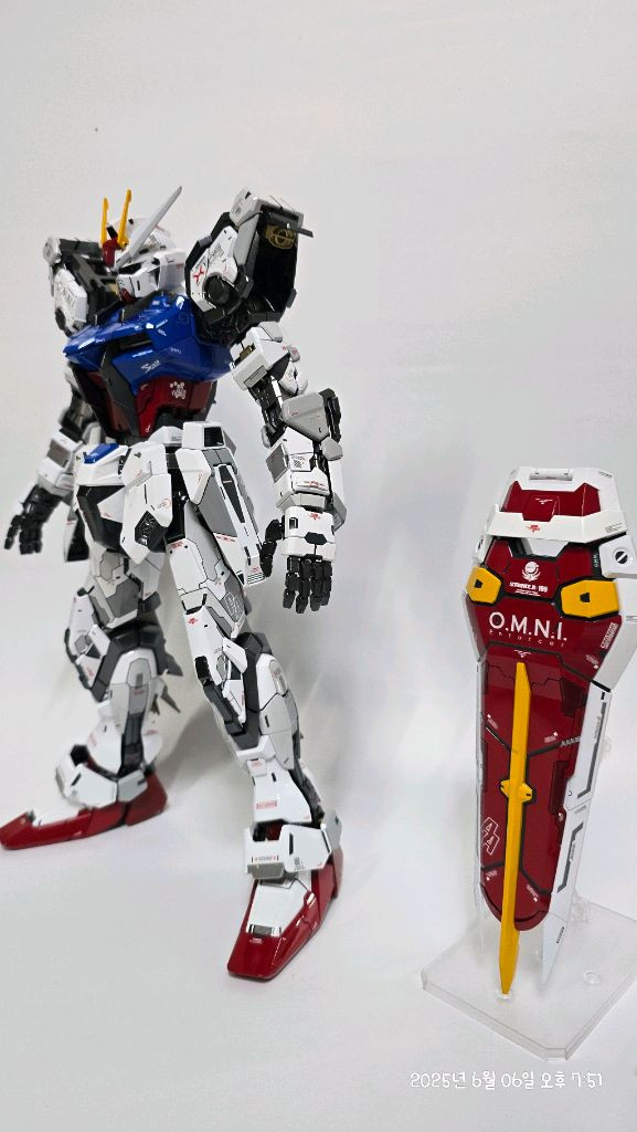 반다이 pg스트라이크 디테일 업 풀도색작 이미지