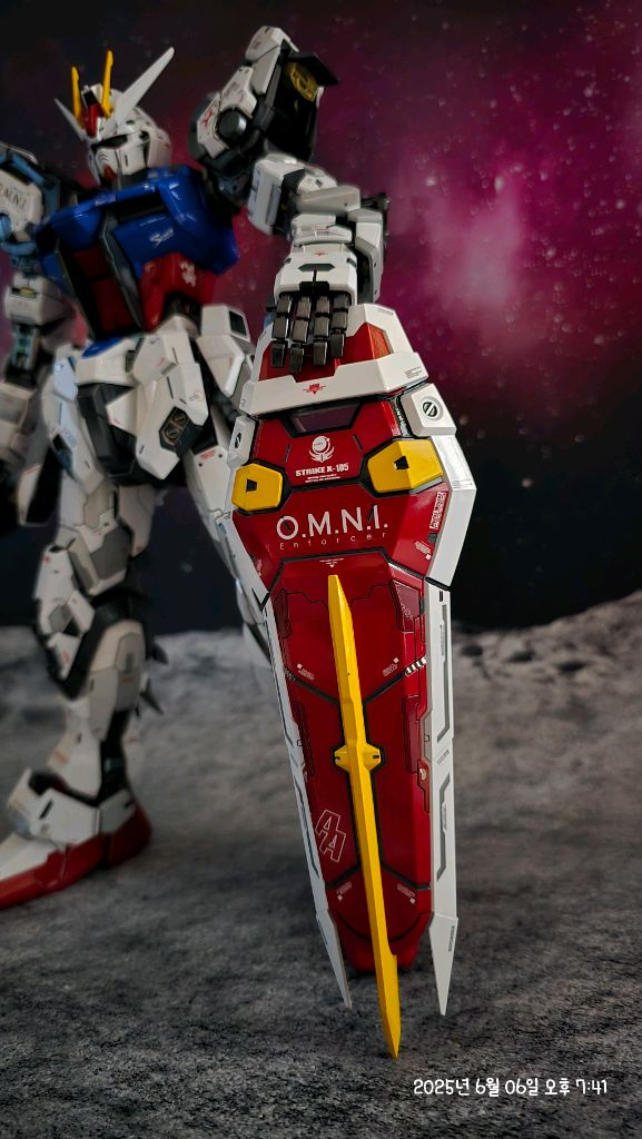 반다이 pg스트라이크 디테일 업 풀도색작 이미지