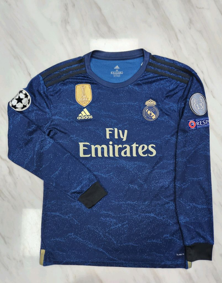 아디다스 19-20 레알마드리드 어웨이 긴팔 유니폼 M 사이즈 (나이키 퓨마 노스페이스 대한민국 국대 축구) 이미지