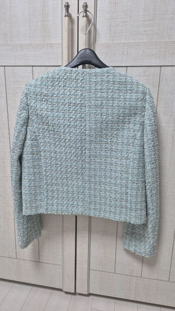 케네스레이 민트색 트위드 자켓(새상품) 이미지