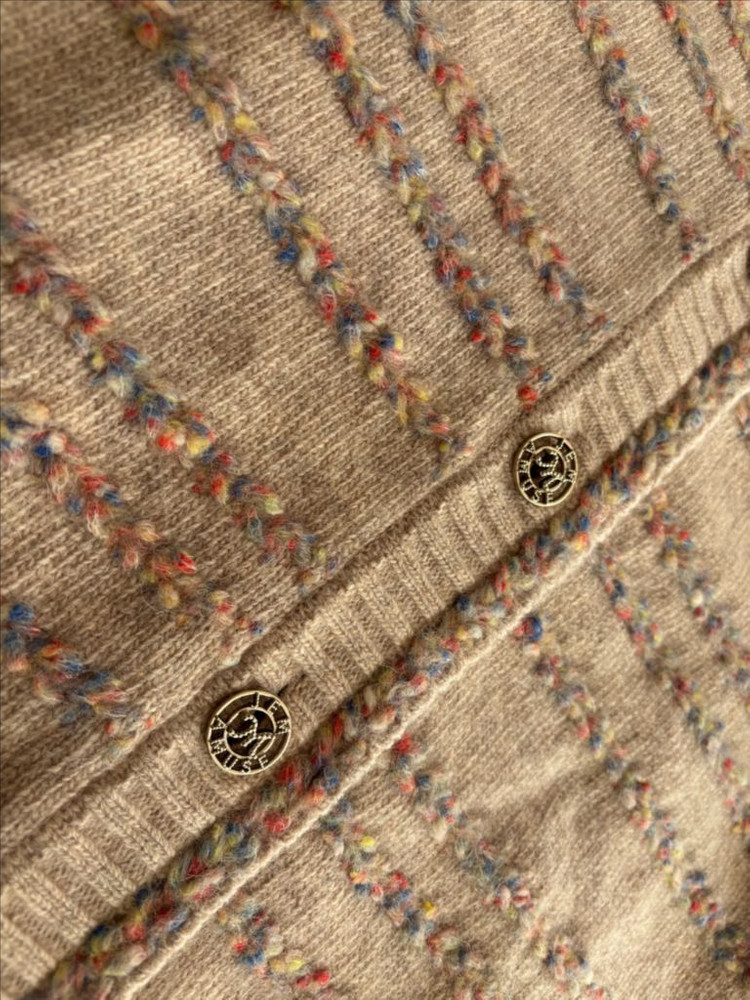 마인(MINE) 캐시미어 혼방 보석버튼 모헤어 가디건 이미지