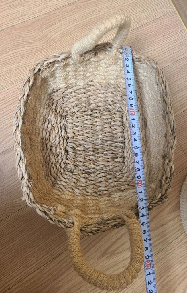 인테리어 내추럴 라탄 바구니 바스켓 일괄 이미지