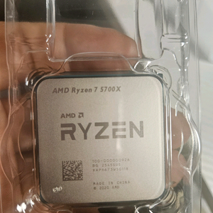 amd 라이젠 5700x cpu 미사용품 이미지