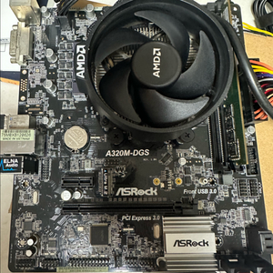 AMD 라이젠 5 1400 + A320M-DGS 메인보드 이미지