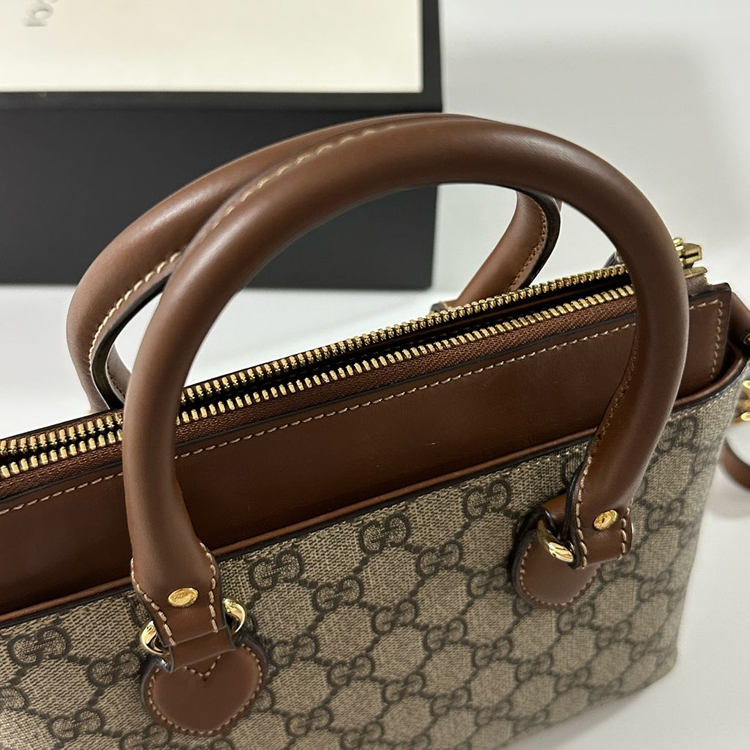 [갤러리아영수증O] 구찌 가방 GG 수프림 스몰 토트백 크로스백 (453177) 이미지