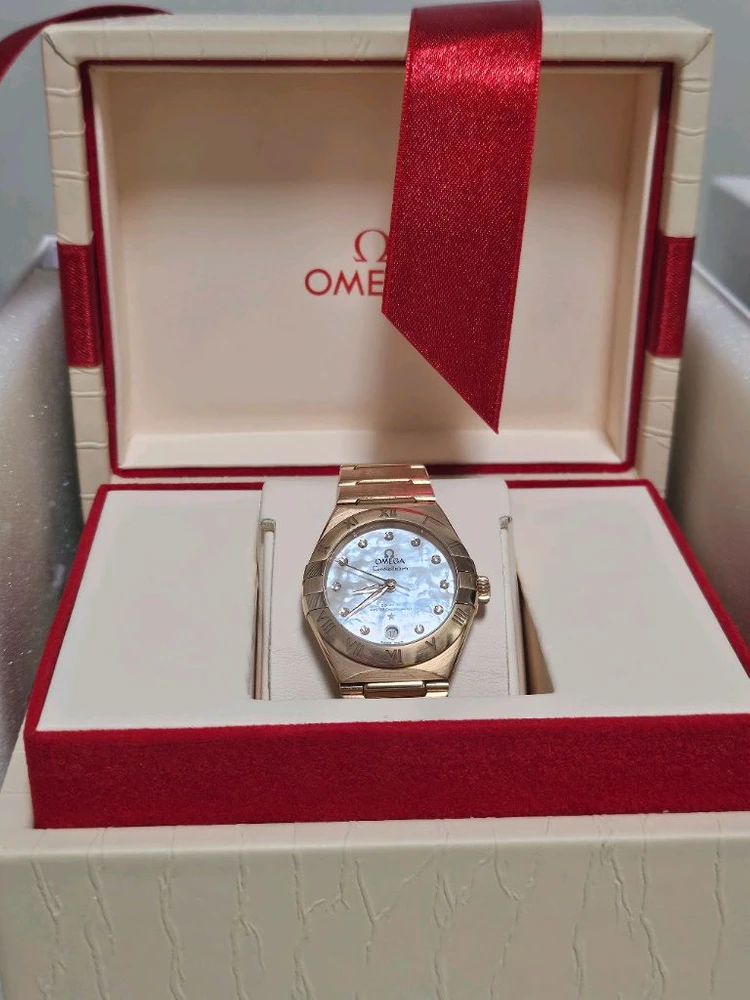 오메가여성용신형 컨스틸레이션금통29mm 이미지