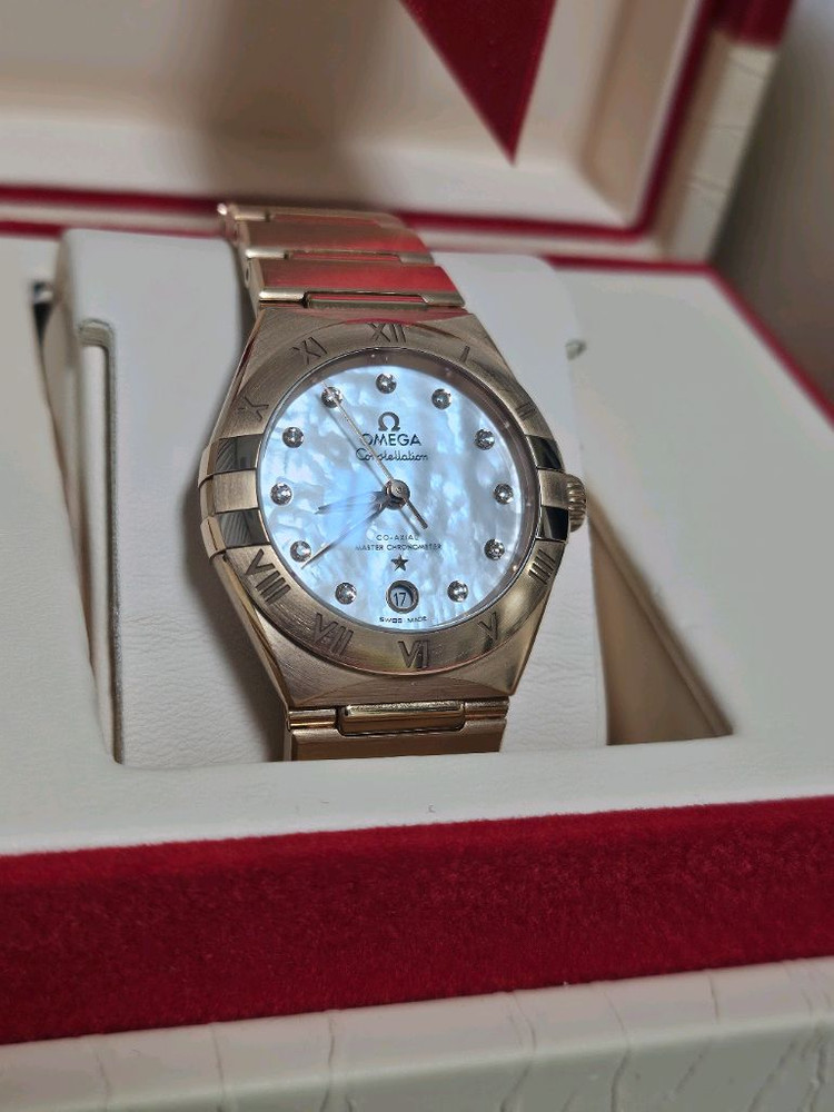 오메가여성용신형 컨스틸레이션금통29mm 이미지