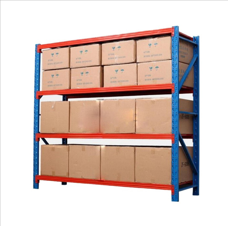 공장 창고용 철제선반 무볼트 중량랙 대형사이즈 랙 작업다이 이미지