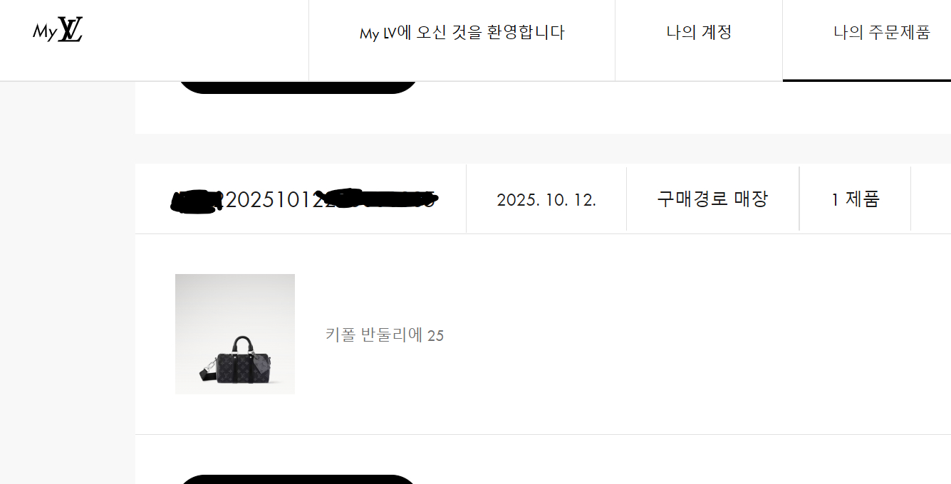 루이비통 키폴 25 반둘리에 이미지