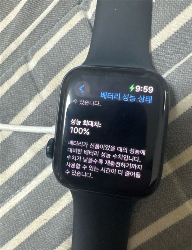 애플워치 se2 블랙 40mm 이미지