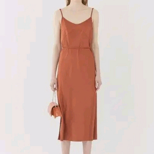 가브리엘 리 뷔스티에 슬립 민소매 롱 원피스 이미지