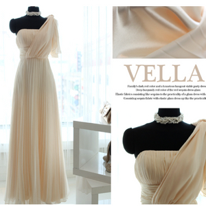 쉬폰 연주회 파티드레스 단체복 합창복 (S~XXL) 이미지