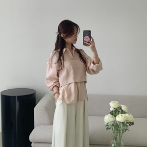 바이씨니 뷔스티에 블라우스 새상품 이미지