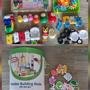 일괄)아기 유아 장난감 세트 리틀라익스 블럭놀이 호비 자석놀이등 이미지