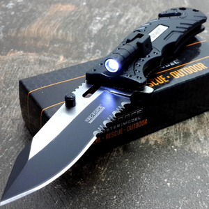 폴딩나이프 웨폰 라이트 폴리스 택티컬 나이프 스위치 블레이드 나이프 잭나이프 캠핑장비 헌팅나이프 이미지