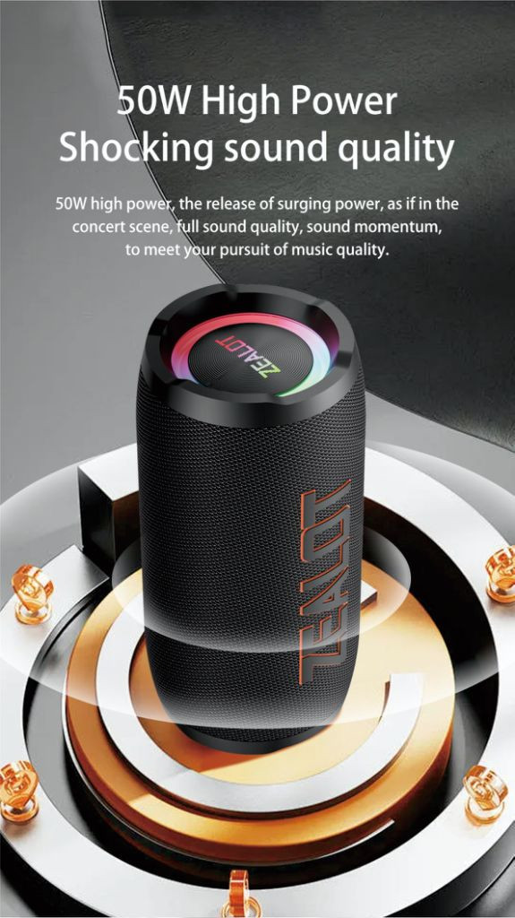 우퍼형 휴대용 블루투스 스피커 제롯 S76 이미지