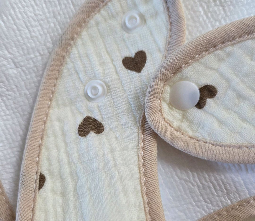 (새상품) 신생아 아기 유아 턱받이 7개 세트 이미지