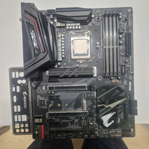 인텔 i7 8700k 시피유 & 기가바이트 Z370 AORUS ULTRA GAMING WIFI 메인보드 세트 이미지