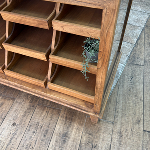 빈티지 원목 수납장 이미지