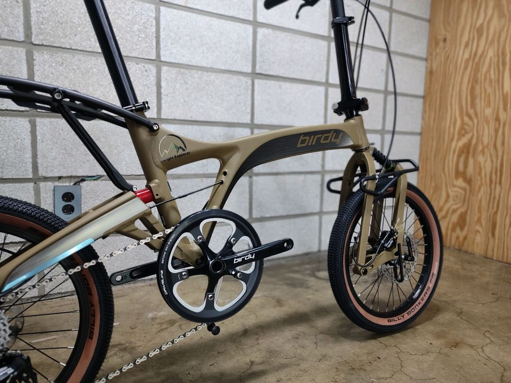 버디 정글 익스플로러 필드브라운 미니벨로 자전거 팝니다. 이미지