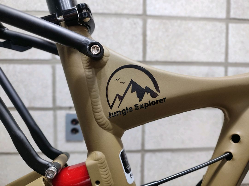 버디 정글 익스플로러 필드브라운 미니벨로 자전거 팝니다. 이미지