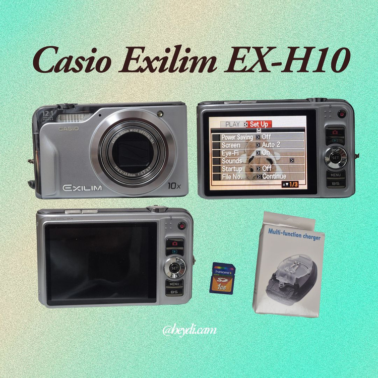 (츄디카)카시오 엑슬림 Casio Exilim EX-H10 실버 이미지