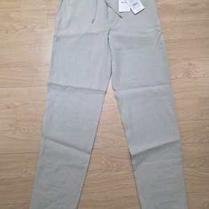 띠어리 굿 크런치 린넨 팬츠 32인치 라이트라임스톤 정가 46만원 새제품 이미지