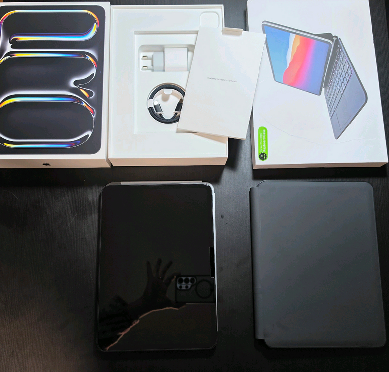 M5 아이패드 프로 와이파이 256GB 애케플 포함, 구조독 매직키보드 이미지