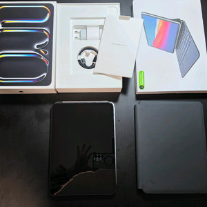 M5 아이패드 프로 와이파이 256GB 애케플 포함, 구조독 매직키보드 이미지