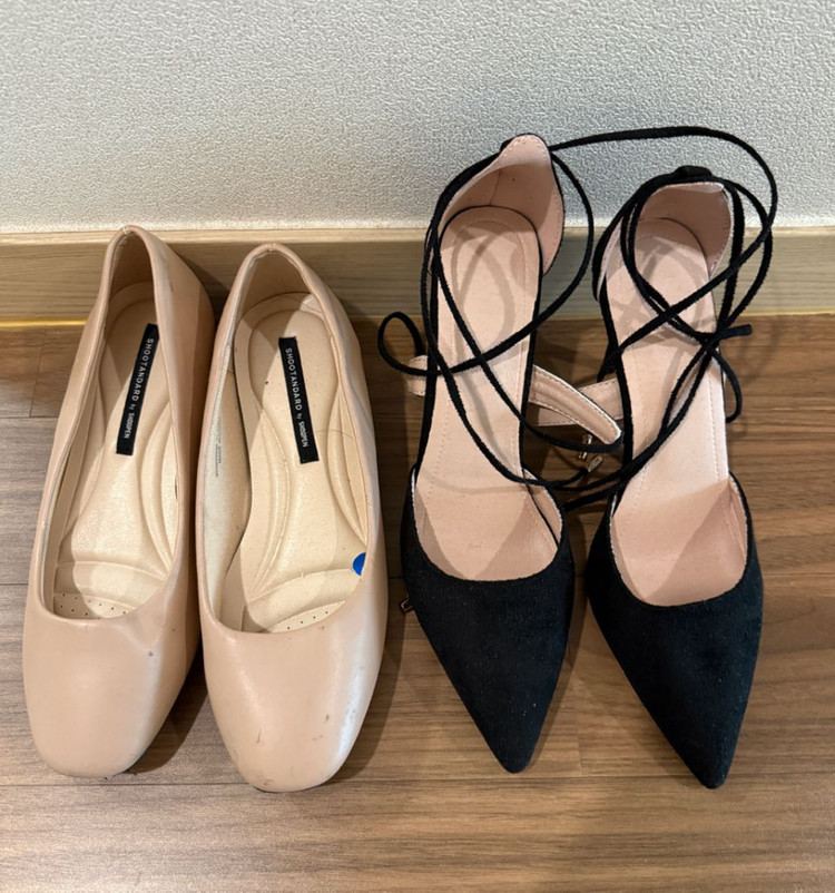 SHOOPEN SHOETANDARD 플랫슈즈 / 힐 2종 일괄(230mm 이미지